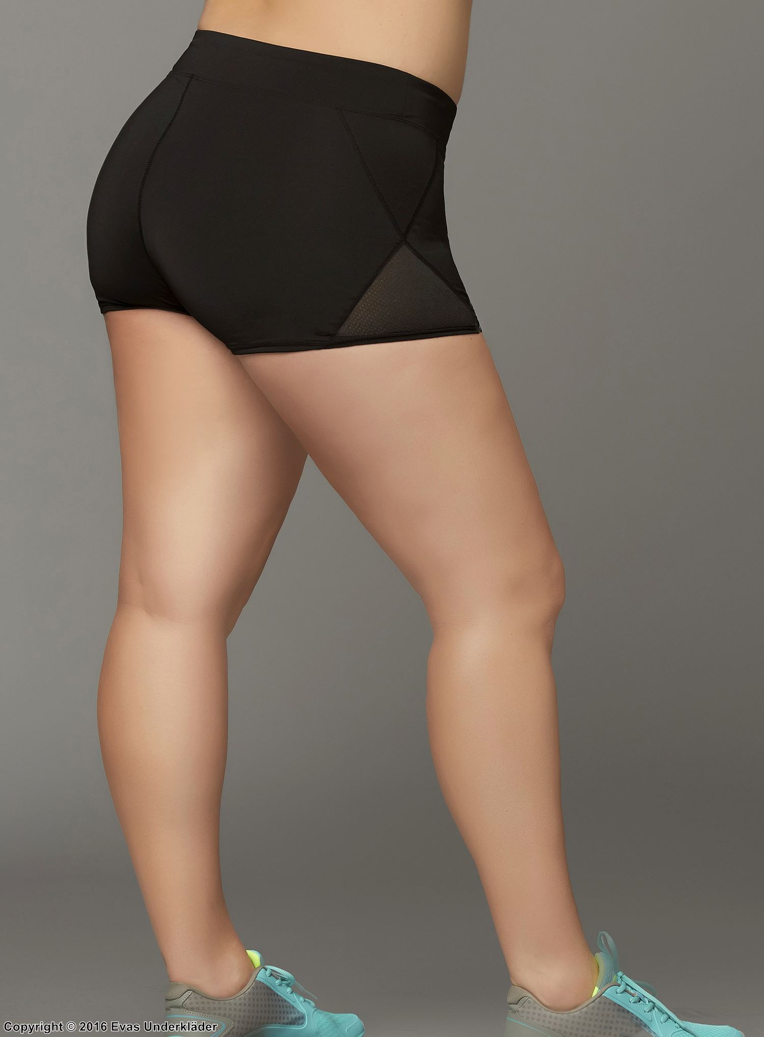 Truse-shorts, mikrofiber, plus size